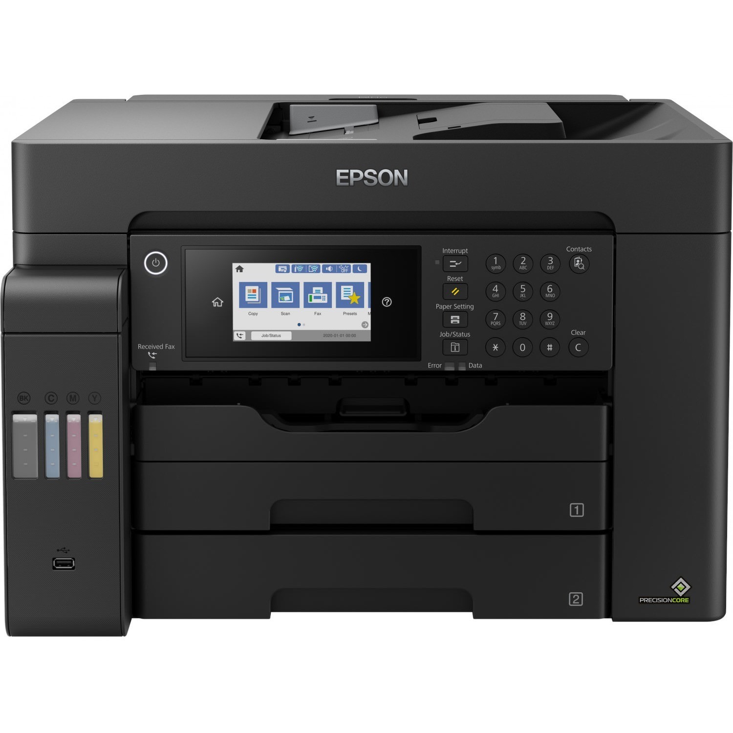 EPSON ECOTANK WORKFORCE ET-16600, COLOUR, A4/A3+, MFP, BLACK 25PPM, COLOUR 12PPM, DUPLEX P