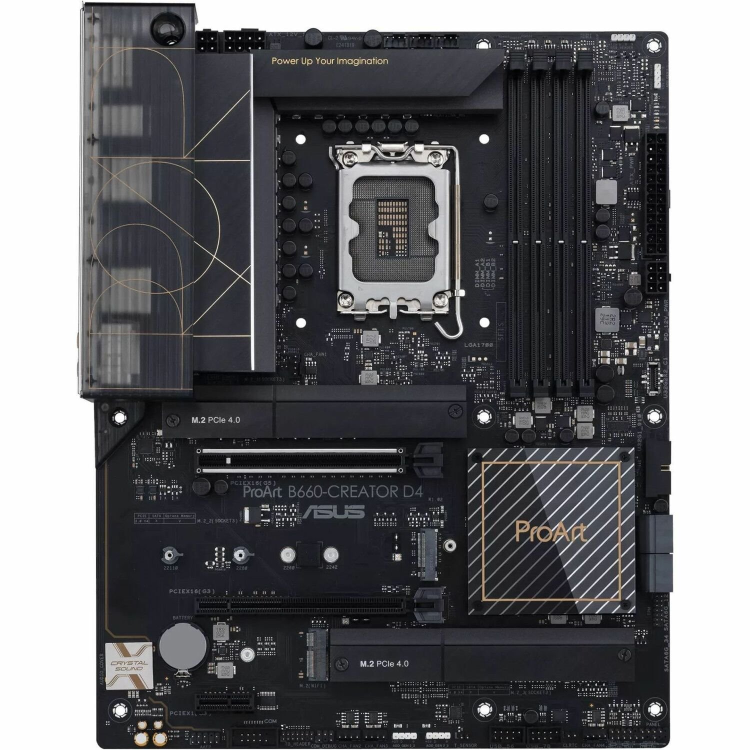 Asus ProArt B660-CREATOR D4 Desktop Motherboard - Intel B660 Chipset - Socket LGA-1700 - ATX