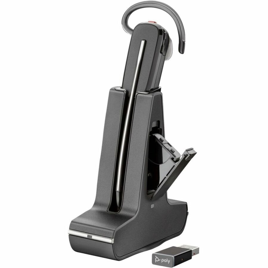 Poly Savi 8200 Office 8245 Wireless On-ear, Earbud, Behind-the-neck, Over-the-ear Mono Earset - Black