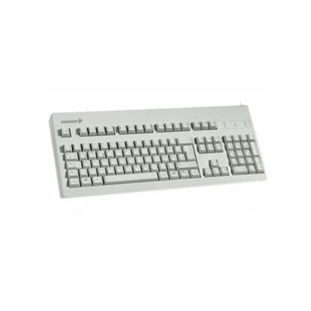CHERRY G80-3000 Keyboard - Cable Connectivity - USB, PS/2 Interface - English (UK) - Light Grey