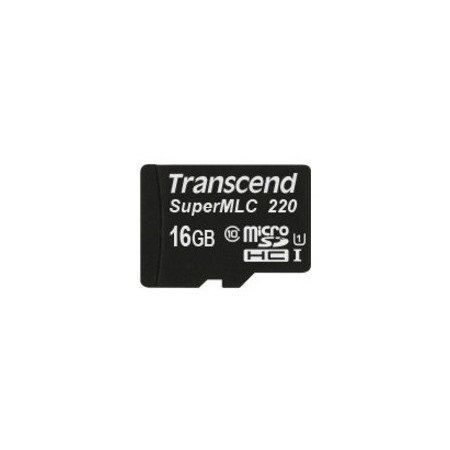 Transcend 16 GB Class 10/UHS-I (U1) microSDHC - 1