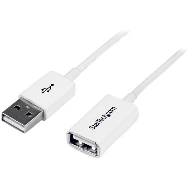 StarTech.com 2m White USB 2.0 Extension Cable A to A - M/F