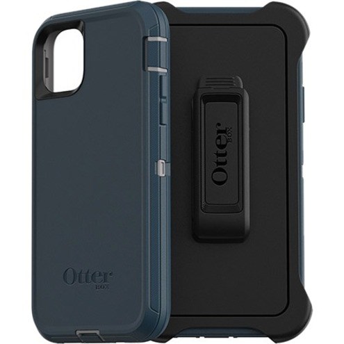 OtterBox Defender Rugged Carrying Case (Holster) Apple iPhone 11 Pro Max Smartphone - Gone Fishin Blue