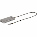 StarTech.com USB-C Triple-Monitor Multiport Adapter, HDMI & DisplayPort, 3x 10Gbps USB Hub, PD Pass-Through, GbE, Travel Docking Station