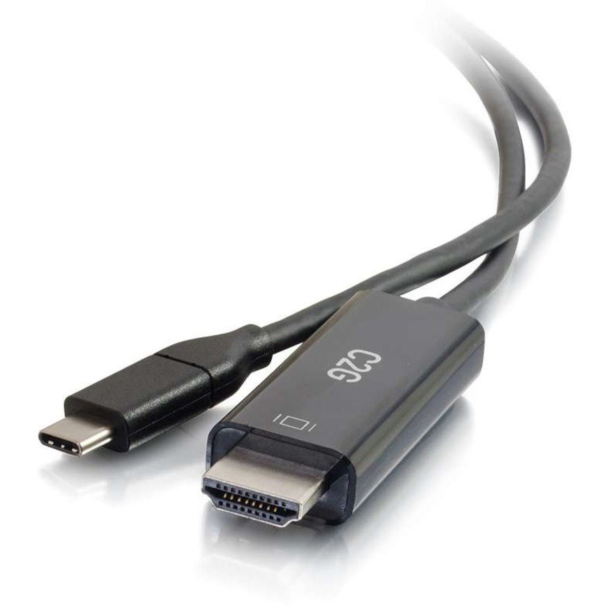 C2G 10ft USB C to HDMI Cable - USB C to HDMI Adapter Cable - 4K 60Hz - M/M