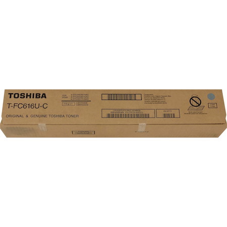 Toshiba Original Laser Toner Cartridge - Cyan - 1 Each