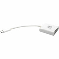 Eaton Tripp Lite Series USB-C to DVI Adapter with Alternate Mode - DP 1.2, White