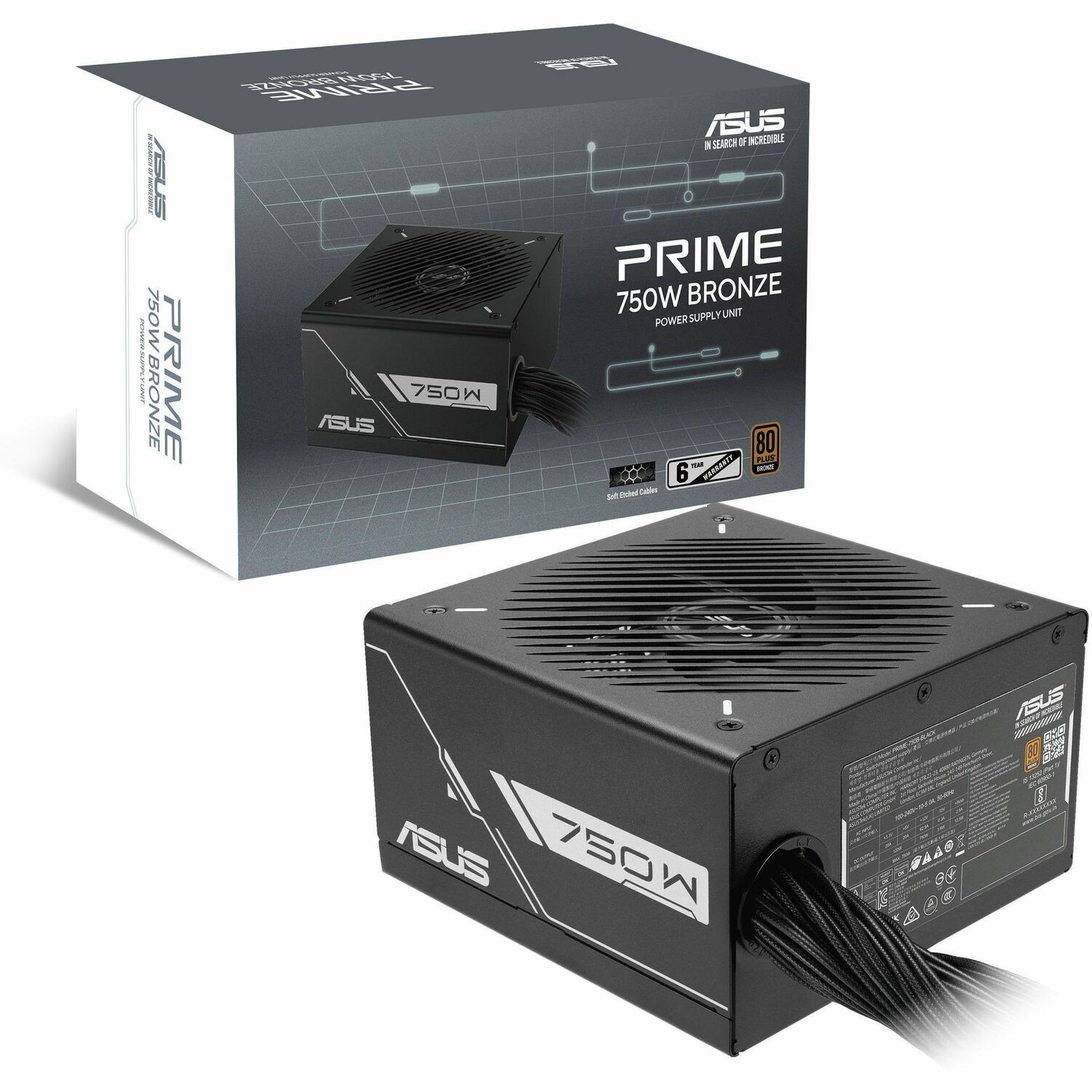 ASUS PRIME 750W BRONZE (BLACK)