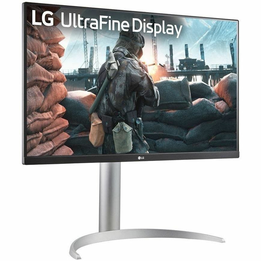 LG UltraFine 27UP650K-W 27" Class 4K UHD LCD Monitor - 16:9 - Black