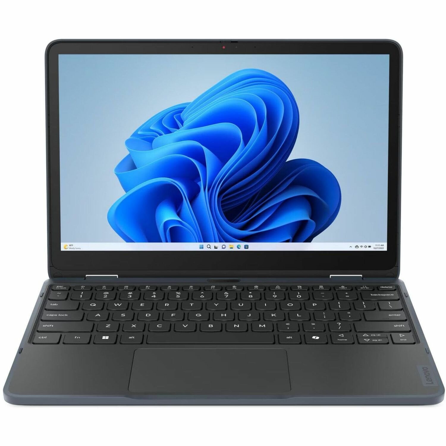 Lenovo 300w Gen 5 83LF0003UK 29.5 cm (11.6") Touchscreen Convertible 2 in 1 Notebook - HD - 60 Hz - Intel N-Series N150 - 8 GB - 128 GB Flash Memory - English (UK) Keyboard - Slate Grey