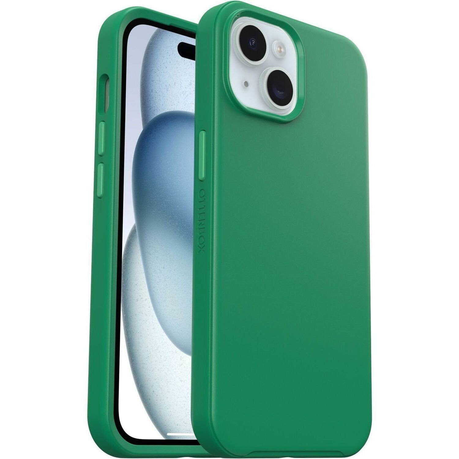 OtterBox Symmetry Case for Apple iPhone 13, iPhone 14, iPhone 15 Smartphone - Green Juice (Green)