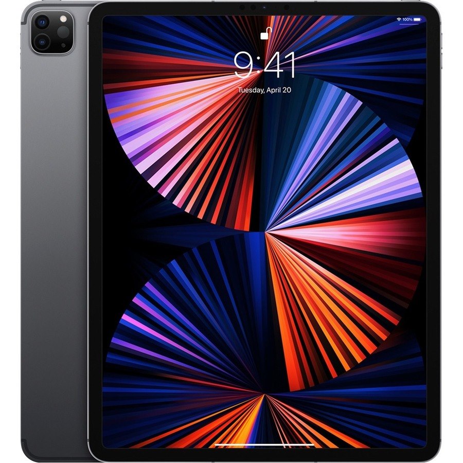 Apple iPad Pro (5th Generation) Tablet - 32.8 cm (12.9") - Apple M1 - 16 GB - 2 TB Storage - iPadOS 14 - 5G - Space Gray