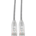 Eaton Tripp Lite Series Cat6 Gigabit Snagless Slim UTP Ethernet Cable (RJ45 M/M), PoE, Gray, 15 ft. (4.57 m)