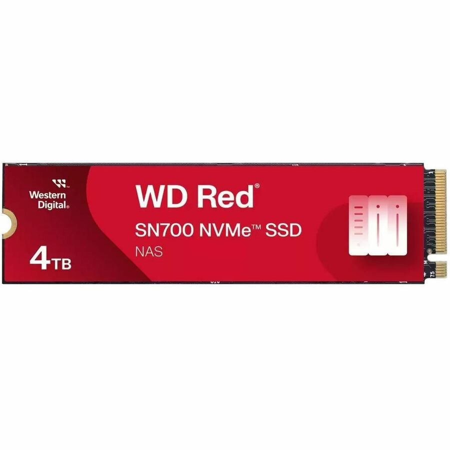 WD Red S700 WDS400T1R0C 4 TB Solid State Drive - M.2 2280 Internal - PCI Express NVMe (PCI Express NVMe 3.0 x4)