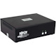 Tripp Lite by Eaton Secure KVM Switch, 2-Port, Dual-Monitor, DisplayPort, 4K, NIAP PP3.0, Audio, TAA