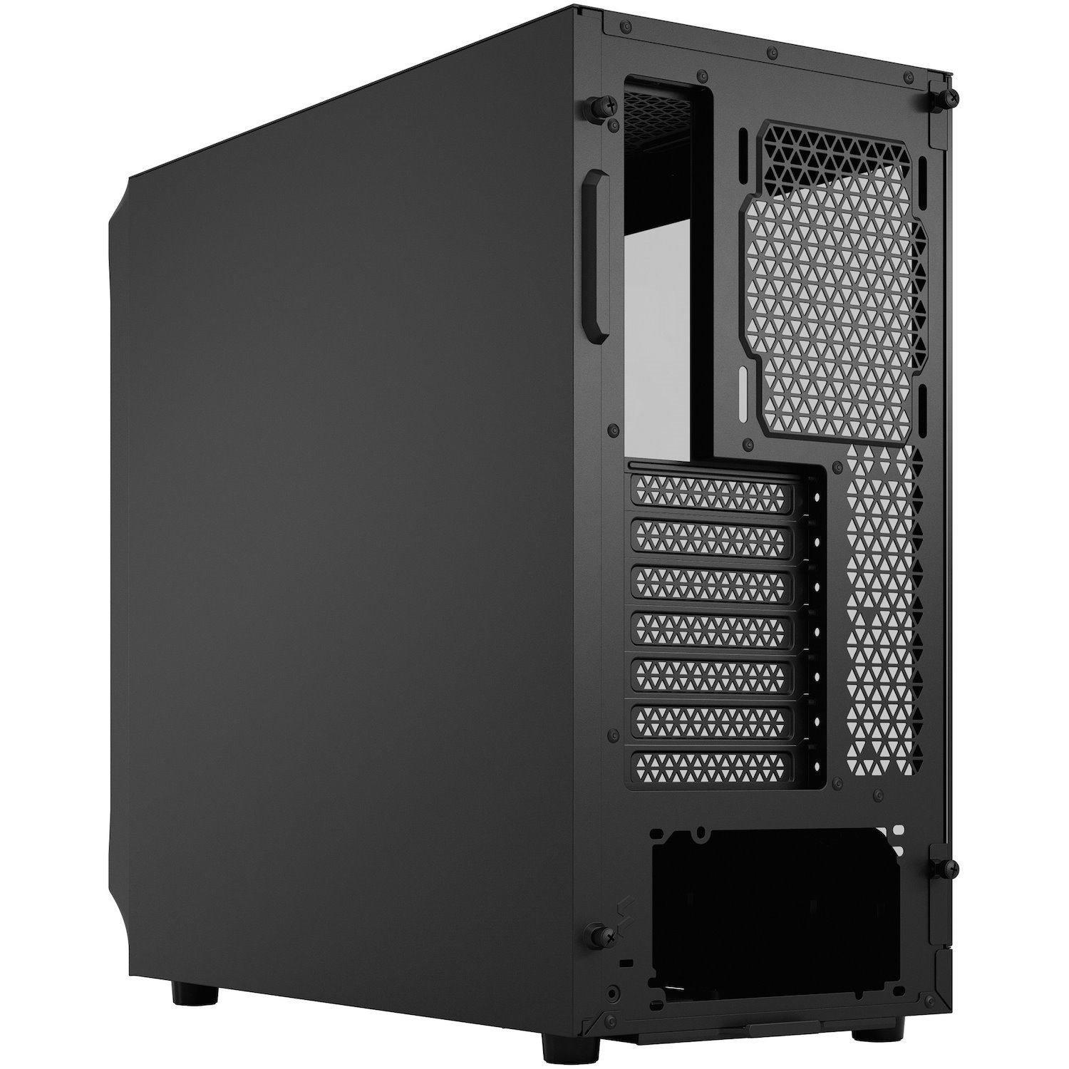 Fractal Design Focus 2 Computer Case - Mini ITX, Mini ATX, ATX Motherboard Supported - Tower - Tempered Glass, Steel, Mesh - Black