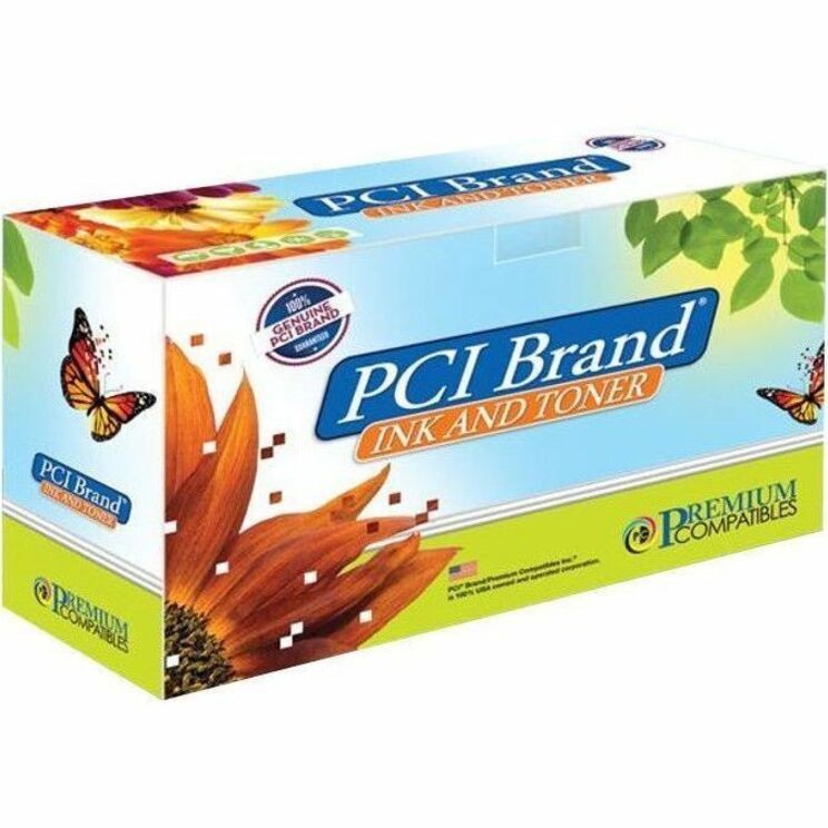 Pci Brand Compatible Okidata 45807101 Black Toner Cartridge 3K Yield Fits Okidat