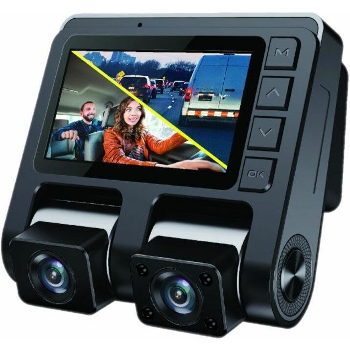 GekoGear Front/Rear Dashcam With Display