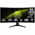 MSI MAG 346CQ 34 inch VA UWQHD Display 180Hz AdaptiveSync Curved Gaming Monitor