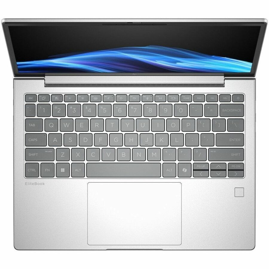 HP EliteBook 6 G1i 13.3" Touchscreen Notebook - WUXGA - 60 Hz - Intel Core Ultra 5 225U - 16 GB - 512 GB SSD - Pike Silver Aluminum