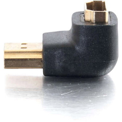 C2G HDMI Male to Female Adapter - 90 Degree HDMI Adapter - 1080p - Black