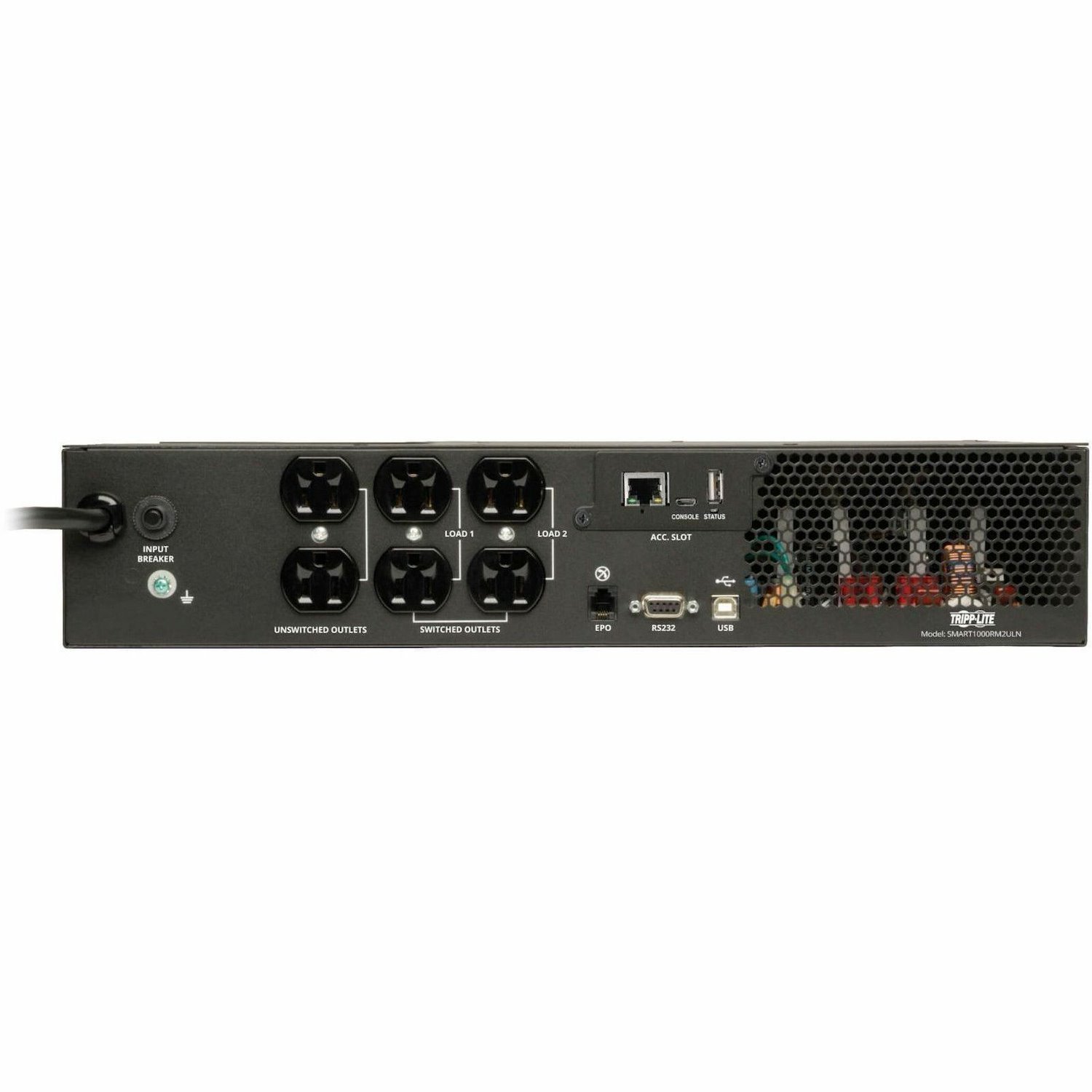 Eaton Tripp Lite Series SmartPro 1000VA 800W 120V Line-Interactive Sine Wave UPS - 6 Outlets, Preinstalled WEBCARDLXE Network Interface, 2U Rack/Tower