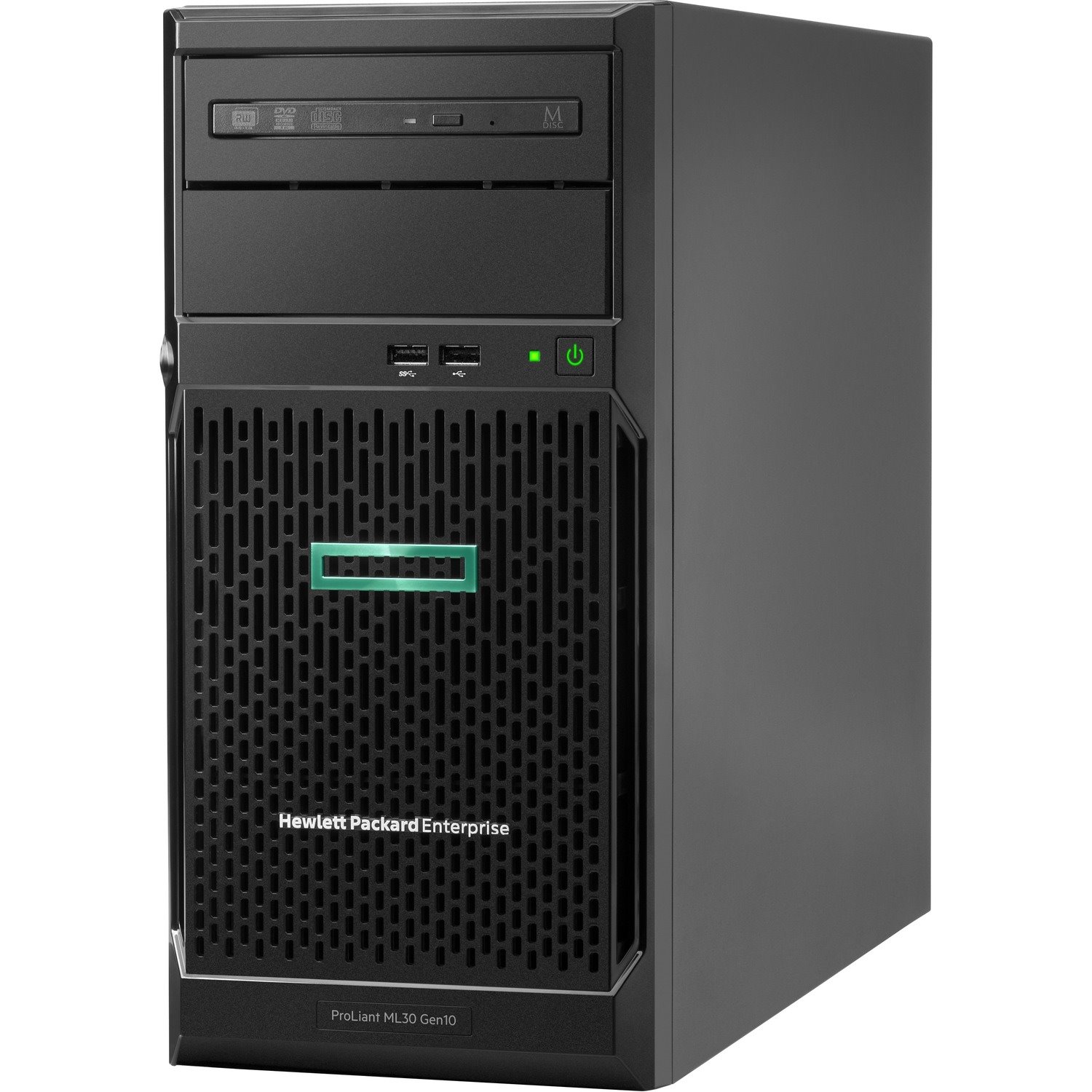 HPE ProLiant ML30 G10 4U Tower Server - 1 x Intel Xeon E-2224 3.40 GHz - 16 GB RAM - Serial ATA/600 Controller