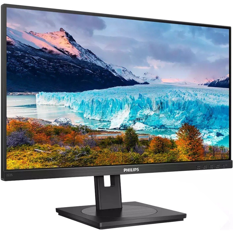 Philips 222S1AE 22" Class Full HD LCD Monitor - 16:9 - Textured Black