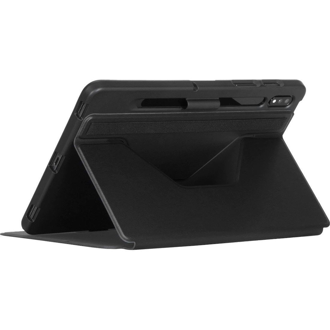 Targus Click-In THZ876GL Carrying Case (Folio) for 11" Samsung Galaxy Tab S7, Galaxy Tab S8 Tablet, Stylus - Black