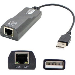 AddOn 5-Pack of Lenovo 0A36322 Compatible USB 3.0 (A) Male to RJ-45 Female Gray & Black Adapters