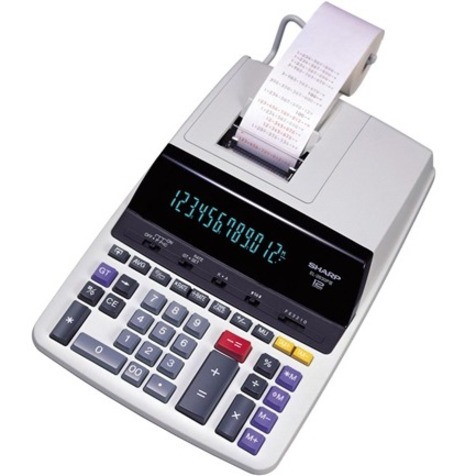 Sharp EL2630PIII 12-Digit Two-Color Printing Calculator