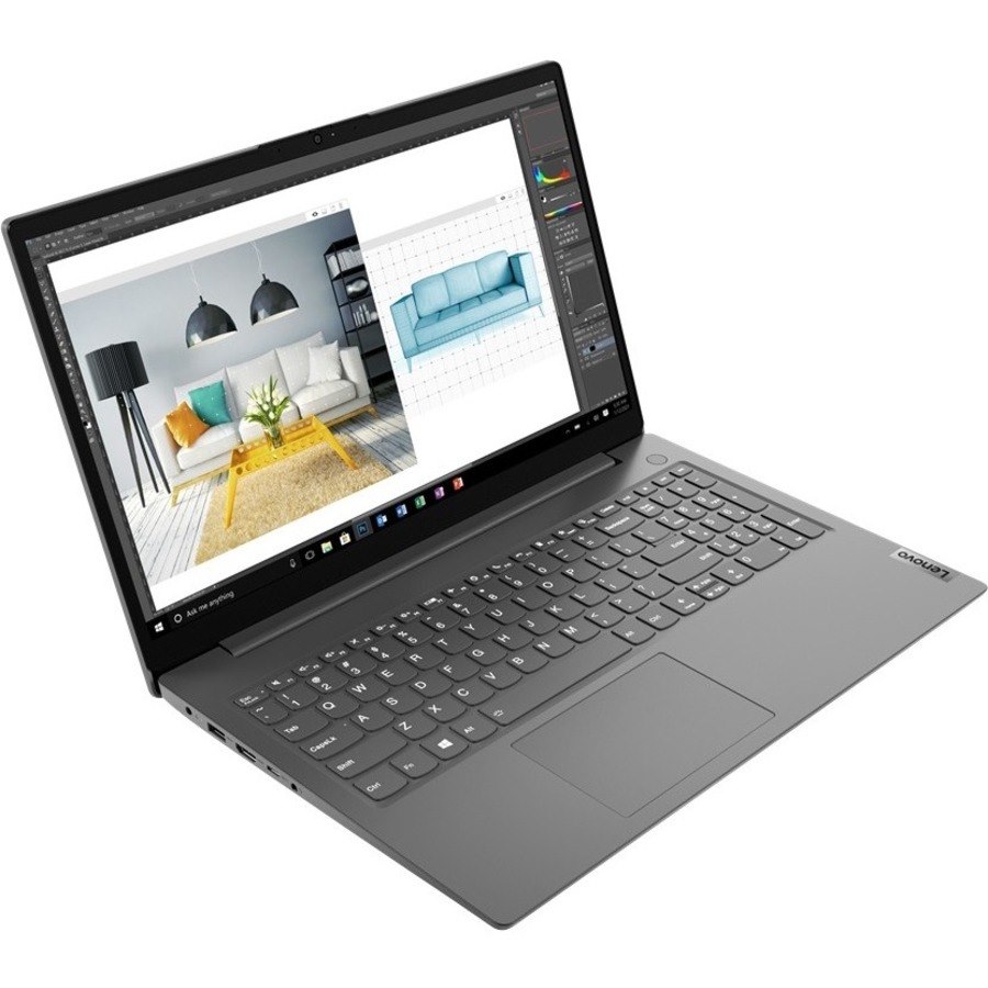 Lenovo V15-ITL 82KB00TKAU 15.6" Notebook - Full HD - 1920 x 1080 - Intel Core i5 11th Gen i5-1135G7 Quad-core (4 Core) 2.40 GHz - 8 GB Total RAM - 256 GB SSD - Iron Grey