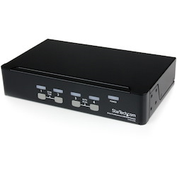 StarTech.com 4 Port Professional VGA USB KVM Switch with Hub