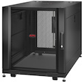 APC by Schneider Electric NetShelter SX 12U Floor Standing Rack Cabinet for Server, Storage - 482.60 mm Rack Width x 920.75 mm Rack Depth - Black - TAA Compliant