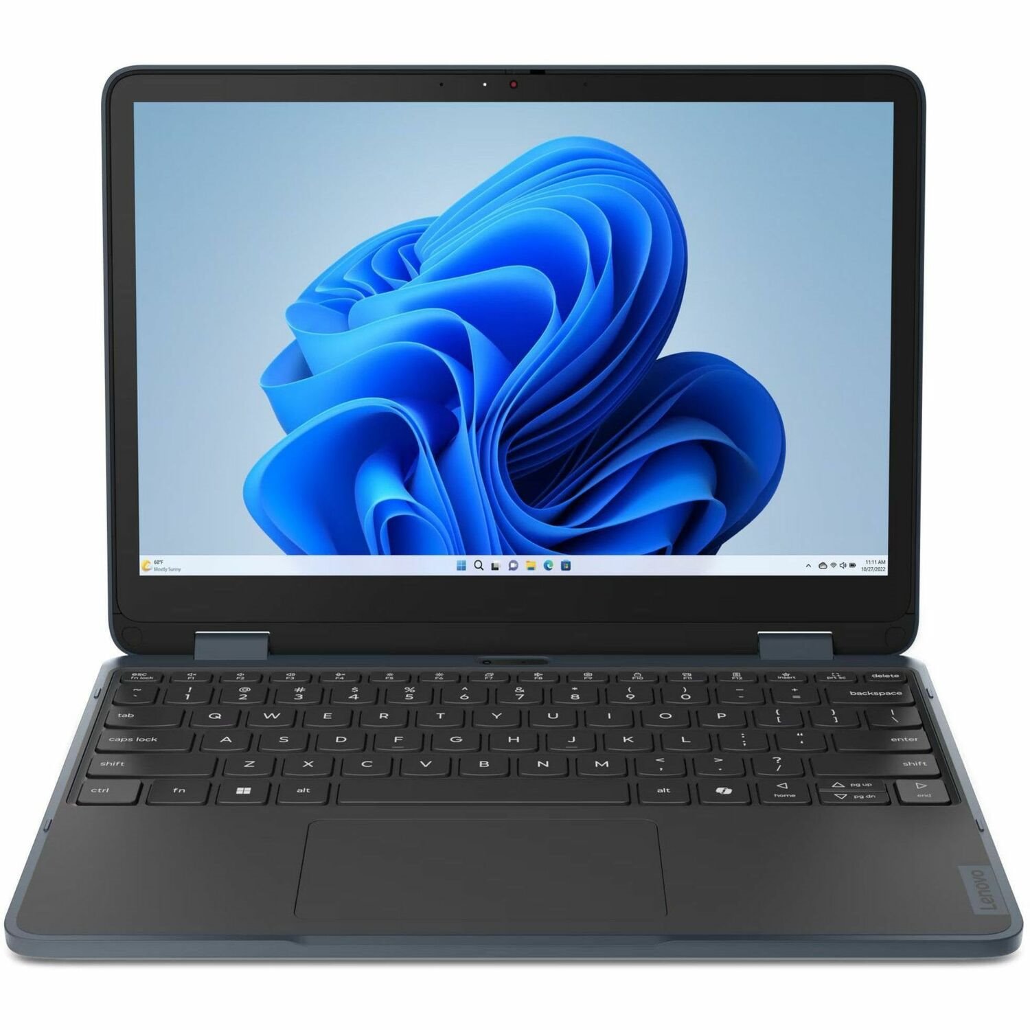 Lenovo 500w Gen 5 83LH0005US 12.2" Touchscreen Convertible 2 in 1 Notebook - WUXGA - 60 Hz - Intel N-Series N150 - 8 GB - 128 GB SSD - English Keyboard - Slate Gray