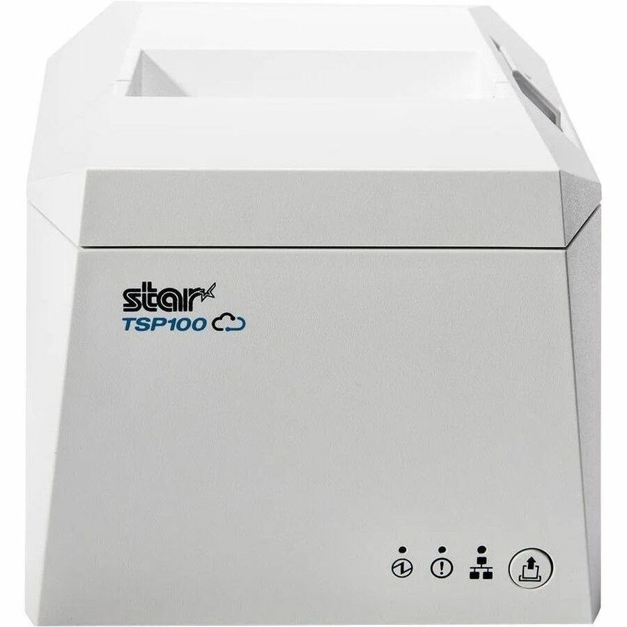 Star Micronics TSP143IV-UEWB WT US Business Direct Thermal Printer - Monochrome - Receipt Print - Ethernet - USB - USB Host - Bluetooth - Wireless LAN - US - With Cutter - White