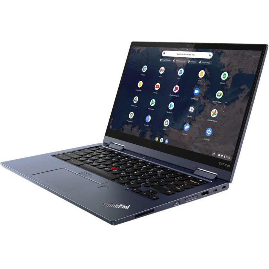 Lenovo ThinkPad C13 Yoga Gen 1 20UX0003US 13.3" Touchscreen Convertible 2 in 1 Chromebook - Full HD - AMD Ryzen 7 3700C - 16 GB - 256 GB SSD - English (US) Keyboard - Abyss Blue