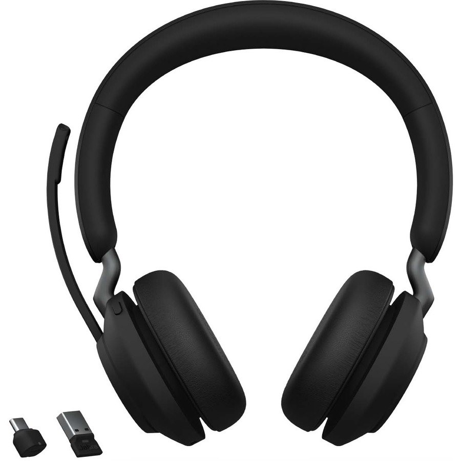 Jabra Evolve2 65 Wireless Over-the-head Stereo Headset - Black