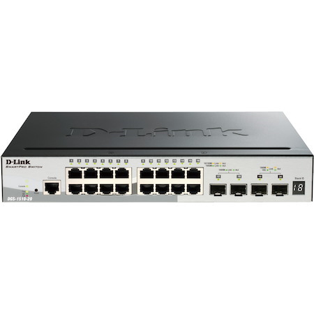 D-Link SmartPro DGS-1510-20 20 Ports Manageable Ethernet Switch - 10/100/1000Base-T