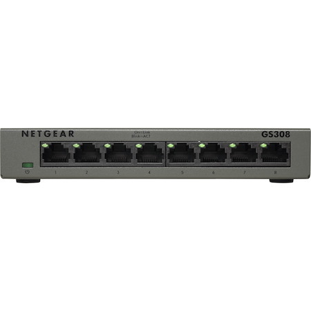 Netgear 300 GS308 8 Ports Ethernet Switch - Gigabit Ethernet - 10/100/1000Base-T