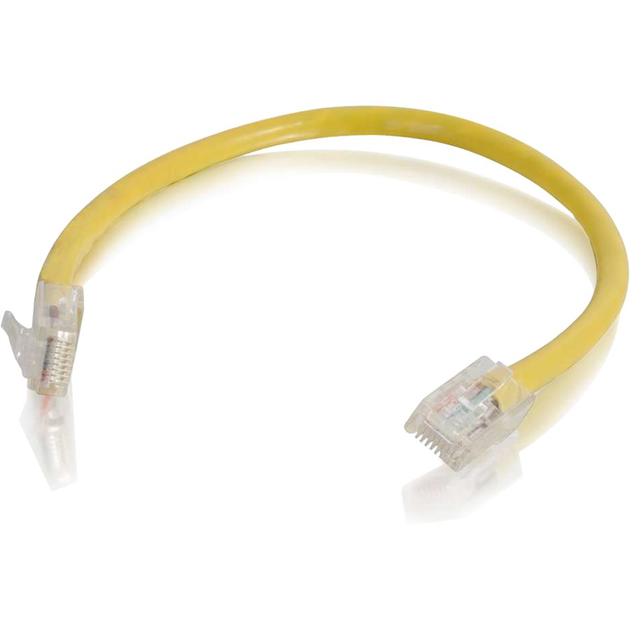 C2G 6in Cat5e Non-Booted Unshielded (UTP) Network Patch Cable - Yellow