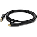 AddOn 6ft DisplayPort 1.2 Male to Male Black Cable For Resolution Up to 3840x2160 (4K UHD)