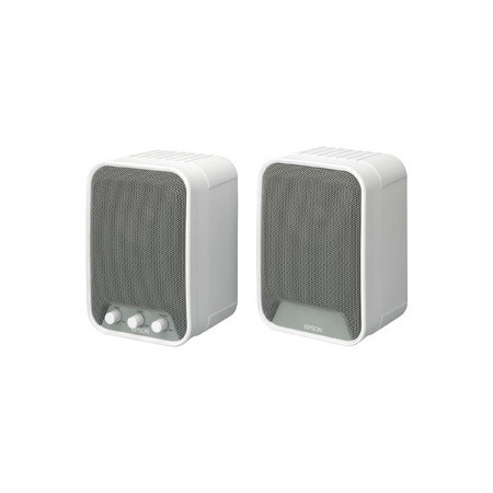 Epson ELP-SP02 2.0 Speaker System - 30 W RMS - White, Grey