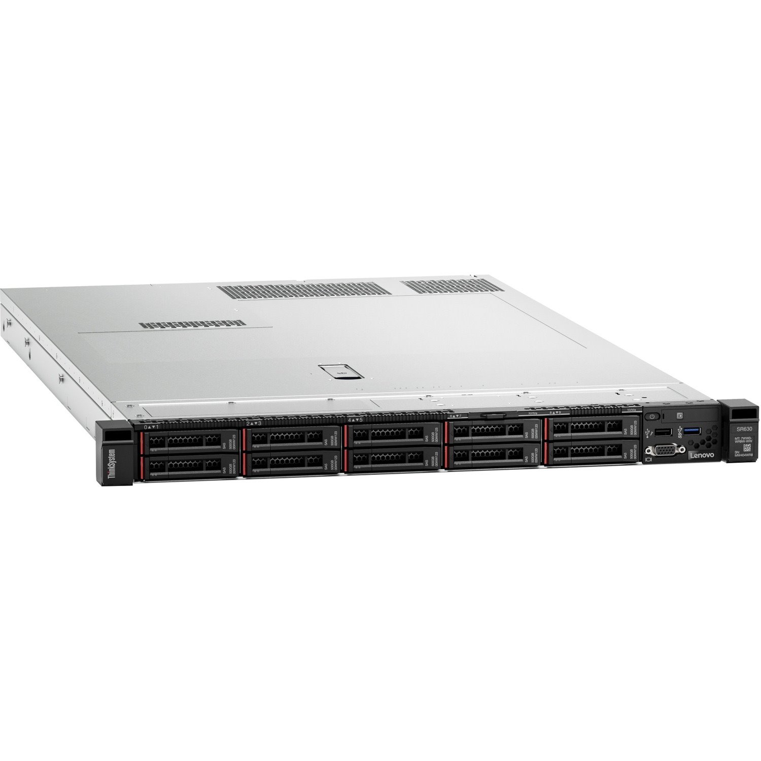 Lenovo ThinkSystem SR630 7X02A04RAU 1U Rack Server - 1 x Intel Xeon Gold 5115 2.40 GHz - 16 GB RAM - 12Gb/s SAS, Serial ATA/600 Controller