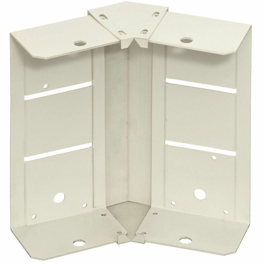 Hubbell Premise Wiring Metal Raceway, HBL6750 Series, Internal/External Elbow, Ivory