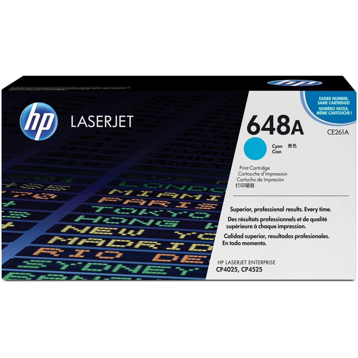 HP 648A (CE261A) Standard Kapazität Laserdruck Tonerkartusche - Cyan - Original - Einzelpackung - 1 Each
