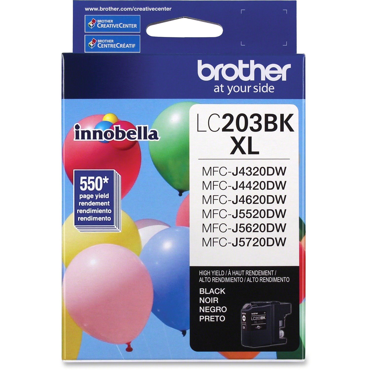 Brother Innobella LC203BKS Original High Yield Inkjet Ink Cartridge - Black - 1 Each