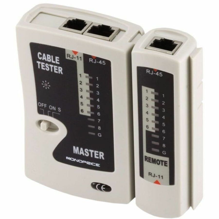 Monoprice RJ-11 And RJ-45 Modular Plug Tester