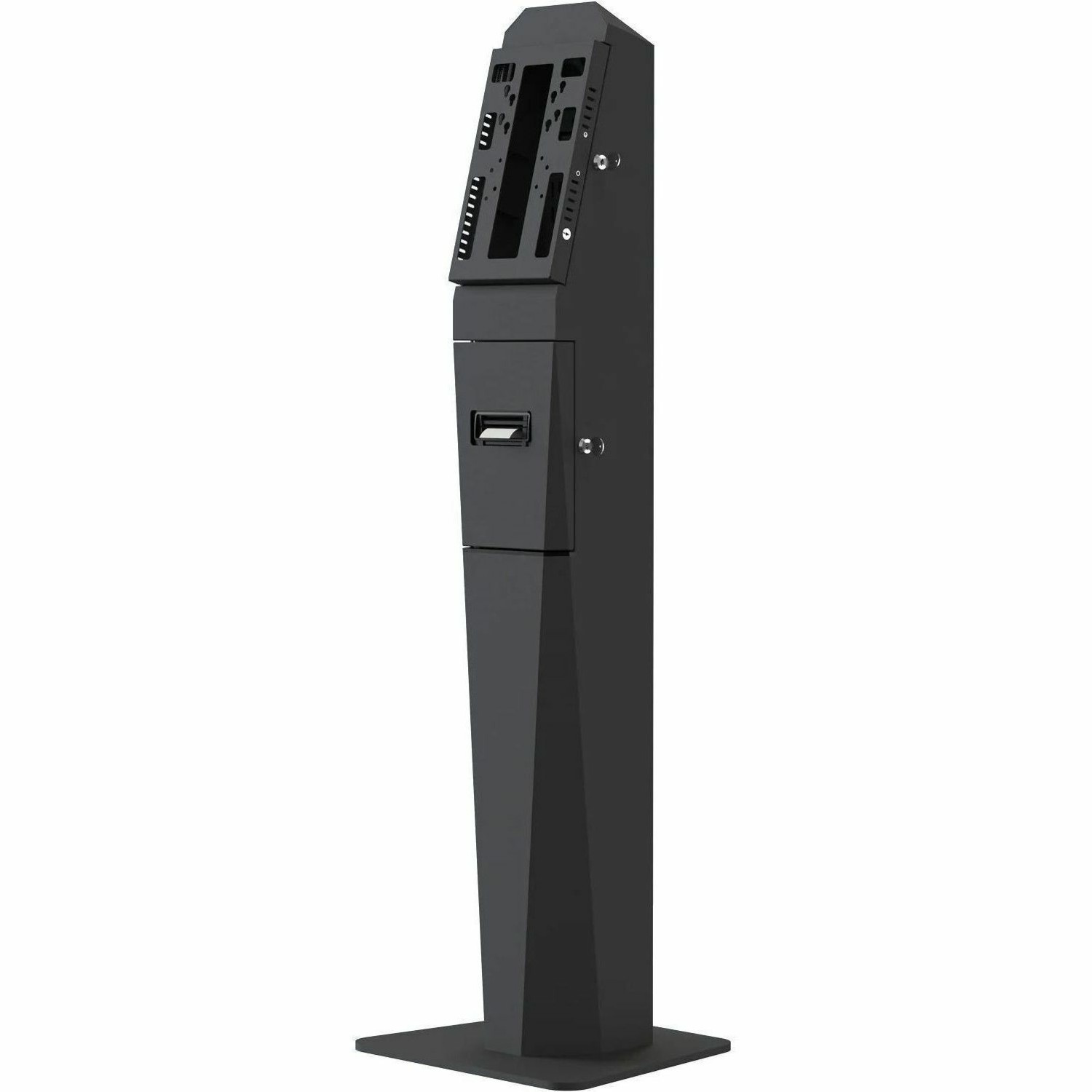 CTA Digital Pro Self-Service Kiosk Floor Stand with Printer Bay and Device Storage