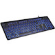 Adesso AKB-139EB Keyboard - Cable Connectivity - USB Interface - LED - English (US) - Black